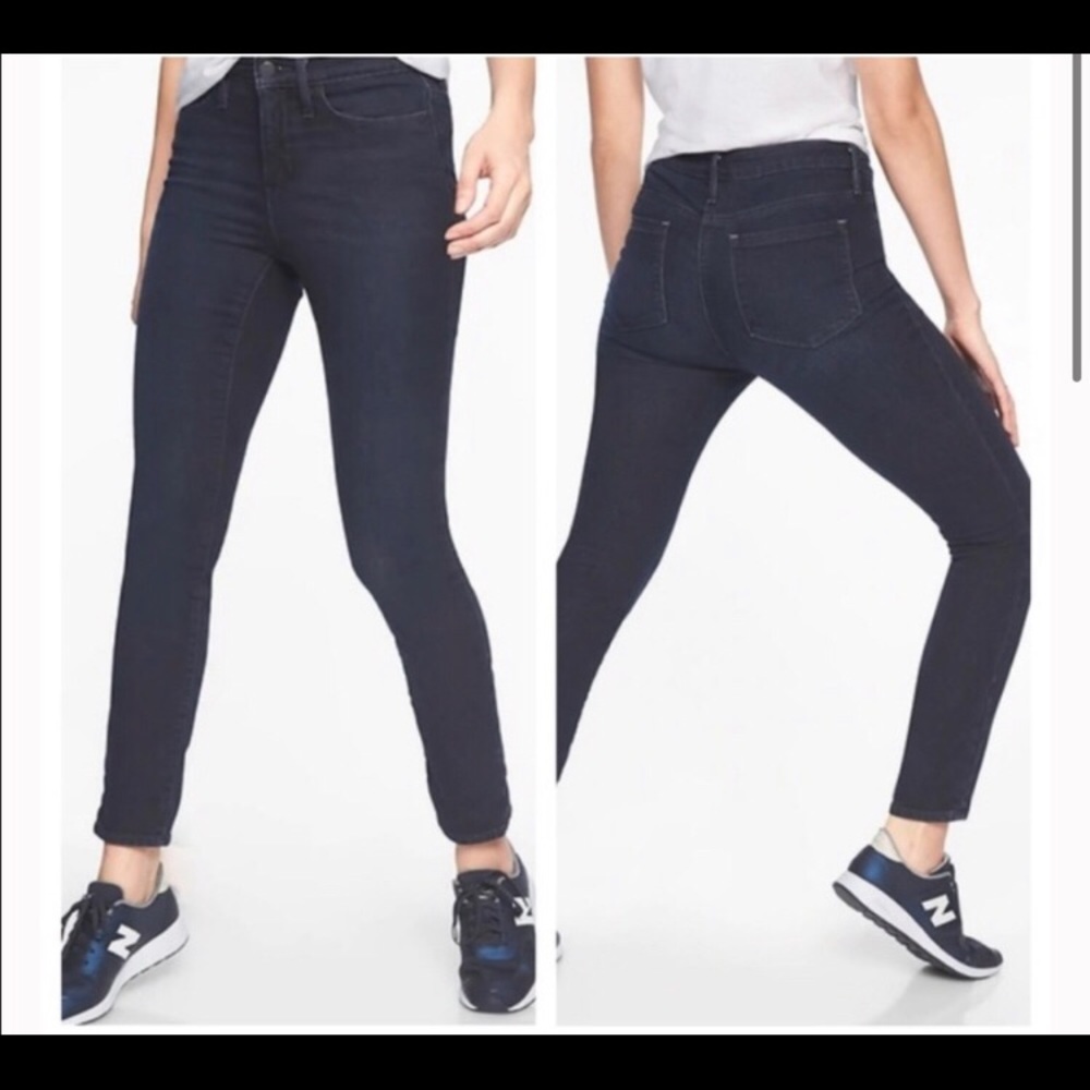 Athleta Sculptek Skinny Jeans Overdye Wash Size 4p